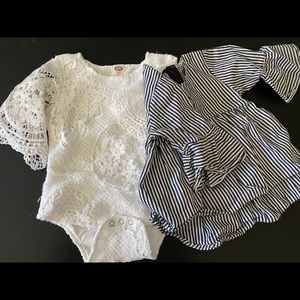 💚 3/$25 Bell Sleeve Boho Blouses for Baby Girl